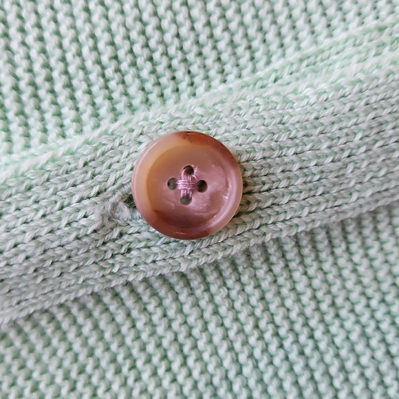 LOFT Lime Green Sherbert Button Down Vest Tank S - Picture 3 of 6